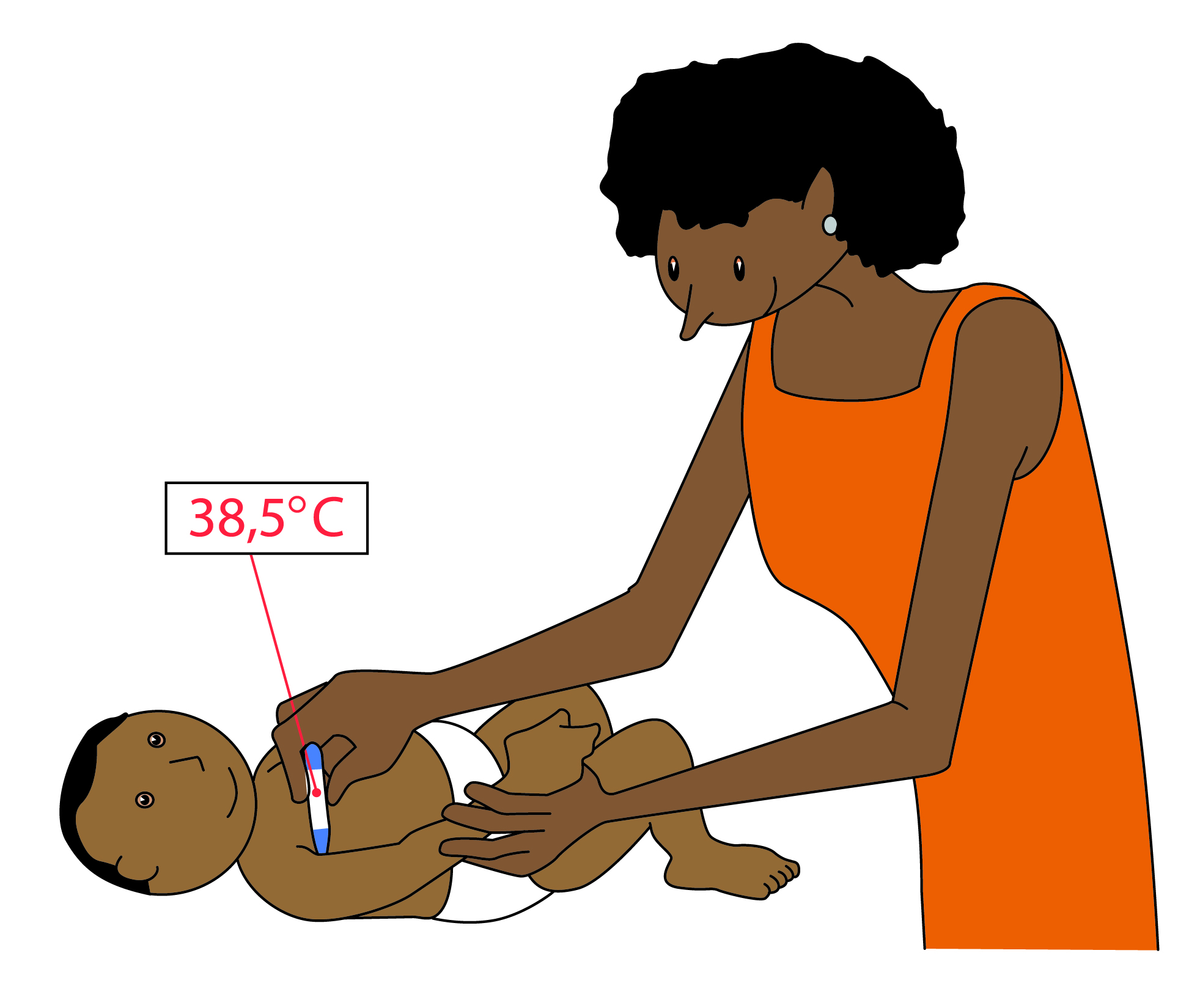 Prendre la température de votre enfant