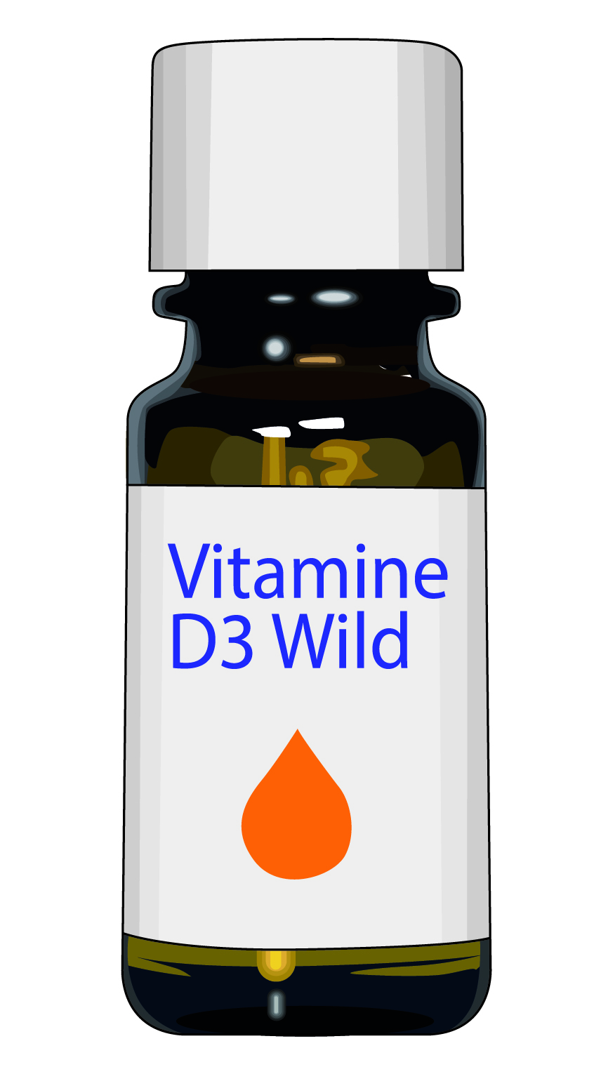 bouteille vitamine D3 WILD