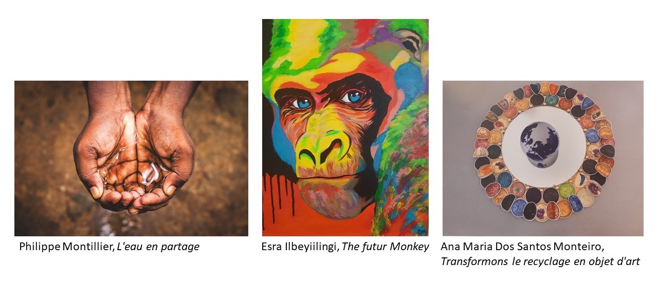 les trois oeuvres primées