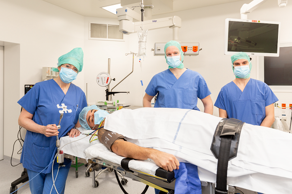 Opération du premier patient en janvier 2021