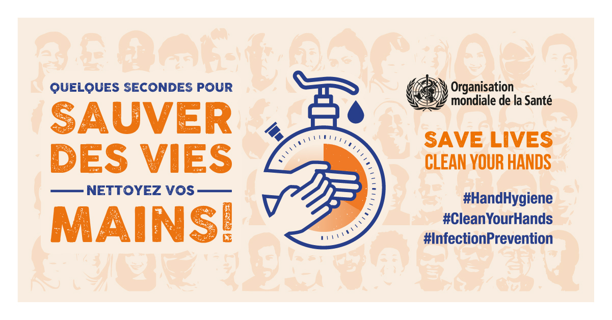 5 mai 2021, journée mondiale de l'hygiène des mains