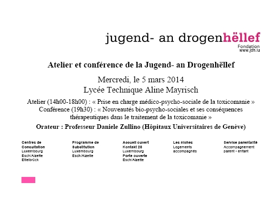 Prise en charge médico-psycho-sociale de la toxicomanie