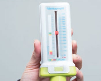 Débitmètre : notez la valeur