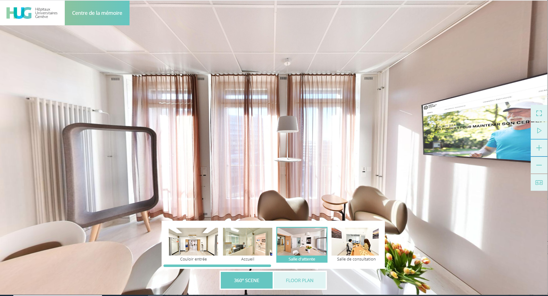 Visite virtuelle Centre de la mémoire