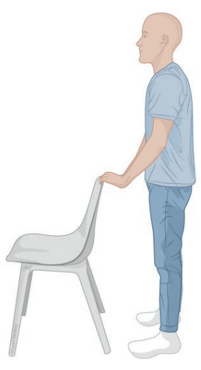 exercice : flexion plantaire sur deux jambes