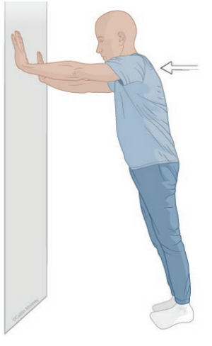 exercice : flexion plantaire sur une jambes