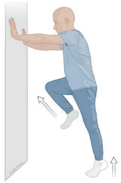 Flexion plantaire sur une jambe