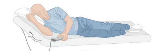 Remontez la tête de lit au maximum.