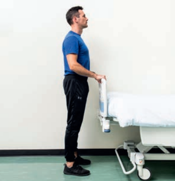 Etirez jambe vers l'arrière - début