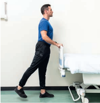 Etirez jambe vers l'arrière - fin