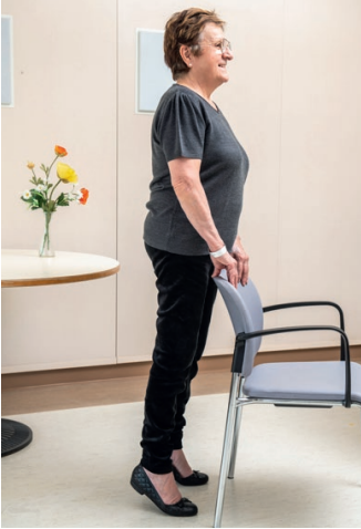 Lombalgies communes aiguës : exercices Extension plantaire deux jambes