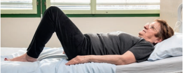 Exercice lombalgies communes aigues : pont fessier