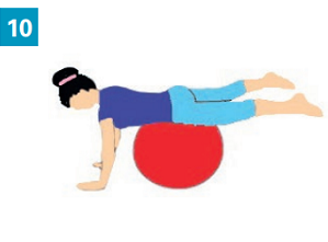 Exercices avec accessoires simples : un gros ballon