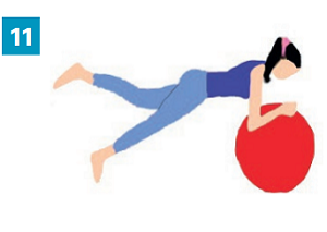 Exercices avec accessoires simples : un gros ballon