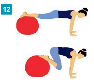 Exercices avec accessoires simples : un gros ballon