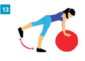 Exercices avec accessoires simples : un gros ballon