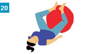 Exercices avec accessoires simples : un gros ballon