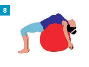 Exercices avec accessoires simples : un gros ballon