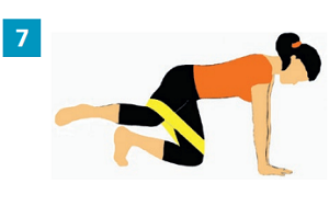 Exercices avec accessoires simples : un élastique