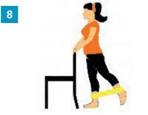 Exercices avec accessoires simples : un élastique