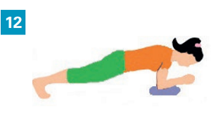 Exercices avec accessoires simples : une galette