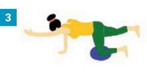 Exercices avec accessoires simples : une galette