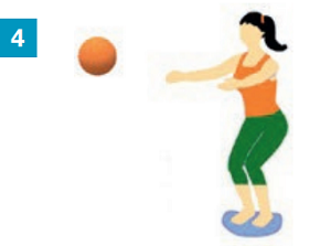 Exercices avec accessoires simples : une galette