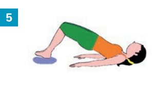 Exercices avec accessoires simples : une galette