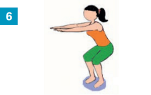 Exercices avec accessoires simples : une galette