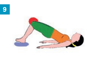 Exercices avec accessoires simples : une galette