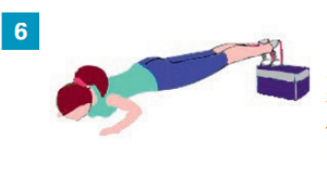 Exercices avec accessoires simples : un marchepied