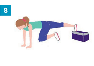 Exercices avec accessoires simples : un marchepied