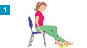 Exercices avec accessoires simples : des petites balles à picots