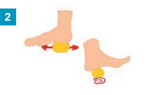 Exercices avec accessoires simples : des petites balles à picots