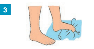 Exercices avec accessoires simples : des petites balles à picots