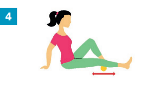 Exercices avec accessoires simples : des petites balles à picots