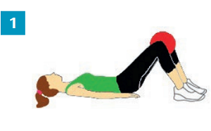 Exercices avec accessoires simples : un soft ball