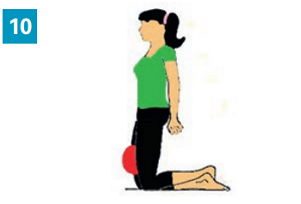 Exercices avec accessoires simples : un soft ball