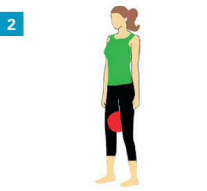 Exercices avec accessoires simples : un soft ball