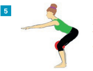 Exercices avec accessoires simples : un soft ball