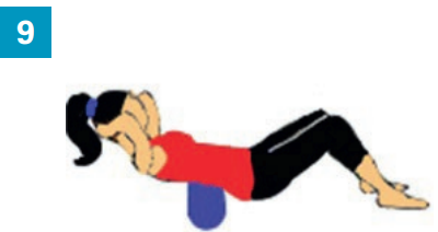 Exercices avec accessoires spécifiques : un rouleau