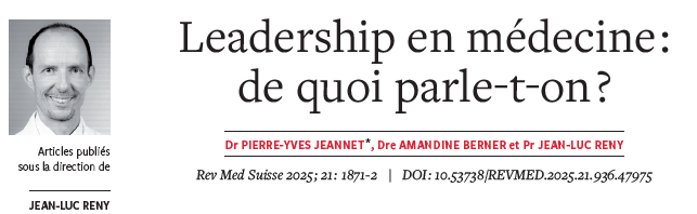 revue médicale Suisse