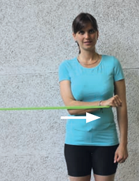 Rotateurs internes, coude au corps