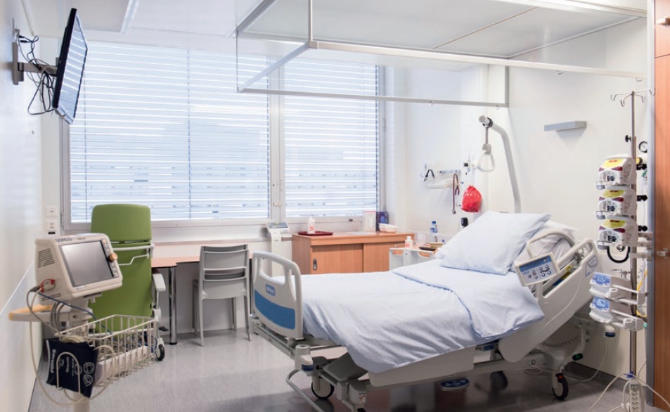 Chambre protégée avec sas