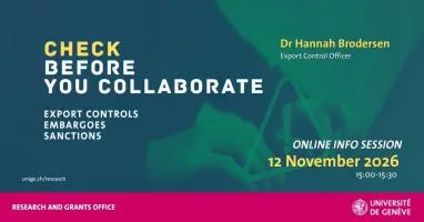 Check before you collaborate: Export controls, embargoes, sanctions