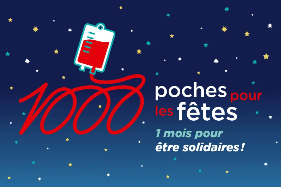 1'000 poches pour les fêtes