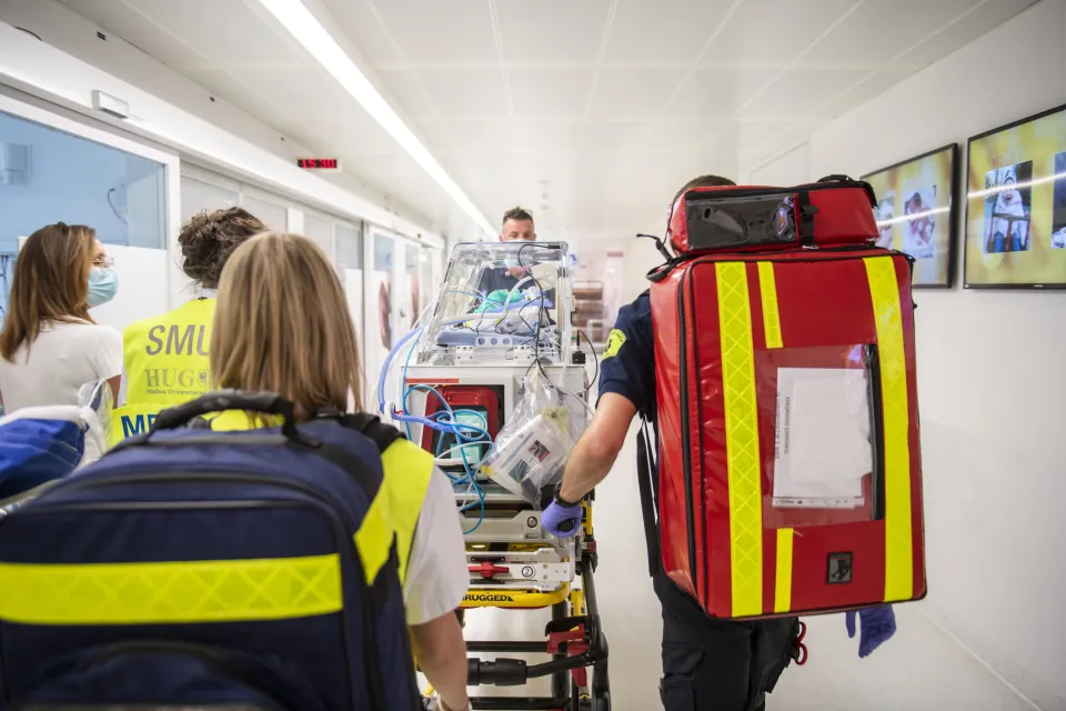 Le sac NéoRéaBag utilisé lors d'une intervention 