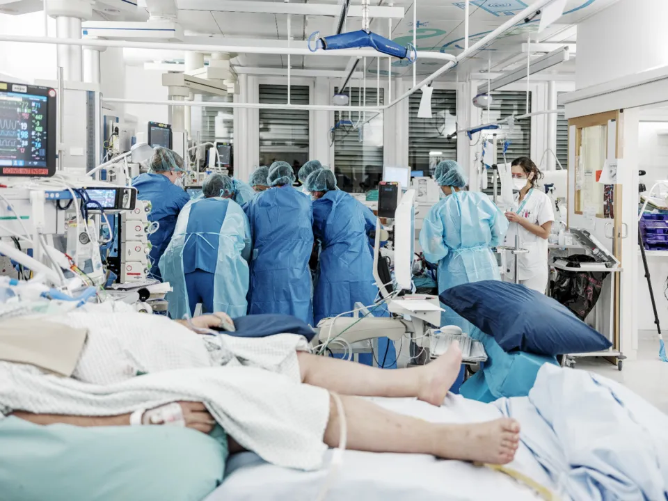 unité covid aux HUG