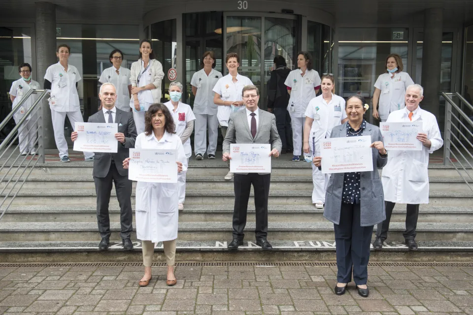 Journée mondiale de l'hygiène des mains et journée internationale des sages-femmes