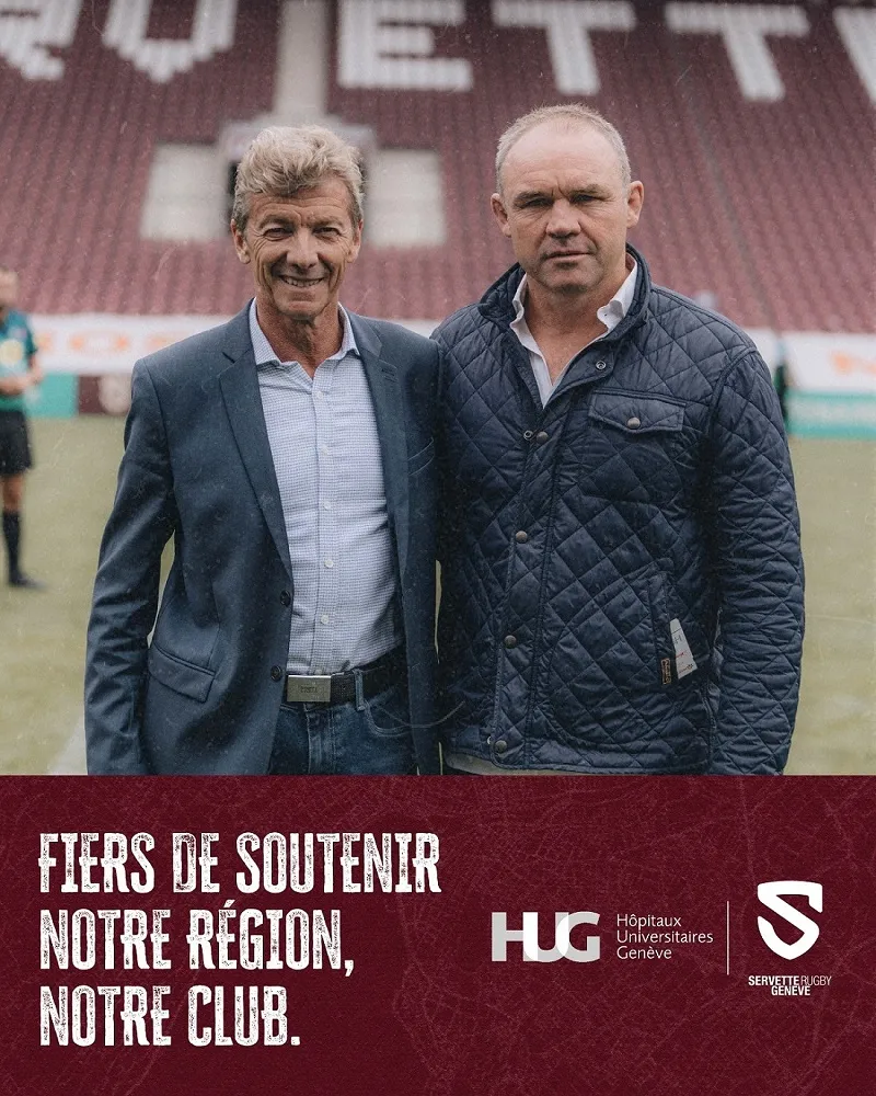 Coup d'envoi match Servette Rugby vs Orléans